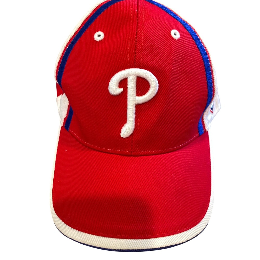 Philadelphia Phillies MLB Baseball Hat Red Blue White Adjustable Cotton Cap‎